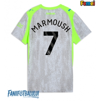 Manchester City Omar Marmoush #7 Tricou Fotbal Replică 2025-26 Femei Treilea
